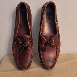 Sebago Men's Brown Leather Boat Shoes